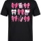 Cute Dentist Printed Short Sleeve Black T-Shirt (%100 Cotton Jersey Fabric)