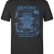 Vintage Tooth Anatomy Printed Short Sleeve Black T-Shirt (100% Cotton Jersey Fabric)