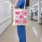 Cute Dentist Printed Canvas Tote Bag, Medium Size – Cream
