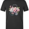 Buket Stethoscope Printed Short Sleeve Black T-Shirt (100% Cotton Jersey Fabric)