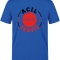 Notaufnahme Gesundheit Bedrucktes Kurzarm T-Shirt in Saxe-Blau (100% Baumwoll-Jersey)