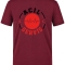 Notaufnahme Gesundheit Bedrucktes Kurzarm T-Shirt in Bordeaux (100% Baumwoll-Jersey)