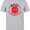 Notaufnahme Gesundheit Bedrucktes Kurzarm T-Shirt in Grau meliert (100% Baumwoll-Jersey)
