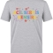 Notaufnahme-Krankenschwester Bedrucktes Kurzarm T-Shirt in Grau meliert (100% Baumwoll-Jersey)
