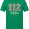 Schleifendetail 112 Paramedic Bedrucktes Kurzarm T-Shirt in Brasilgrün (100% Baumwoll-Jersey)