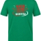 112 Notaufnahme-Helden Bedrucktes Kurzarm T-Shirt in Brasilgrün (100% Baumwoll-Jersey)