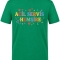 Notaufnahme-Krankenschwester Bedrucktes Kurzarm T-Shirt in Brasilgrün (100% Baumwoll-Jersey)